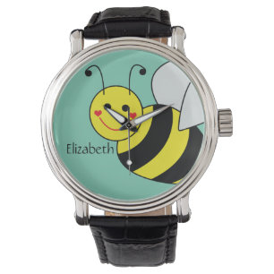 Cute Bumble Bee Persoonlijk Horloge