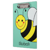 Cute Bumble Bee Persoonlijk Klembord (Links)