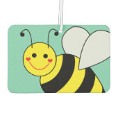 Cute Bumble Bee Persoonlijk Luchtverfrisser (Achterkant)