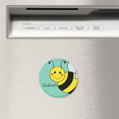 Cute Bumble Bee Persoonlijk Magneet (Insitu (Vaatwasser))