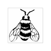 Cute Bumble Bee Rubberstempel (Afrduk)
