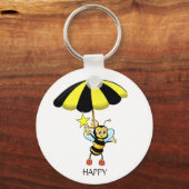 Cute Bumble Bee Sleutelhanger (Voorkant)