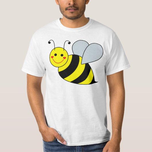 Cute Bumble Bee T-shirt (Voorkant)