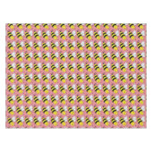 Cute Bumble Bee Tafelkleed (Voorkant (Horizontaal))