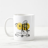 Cute Bumblebee Bee Yourself  Koffiemok (Links)