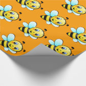 Cute Bumblebee Cadeaupapier (Hoek)