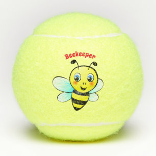 Cute Bumblebee Cartoon Tennisballen