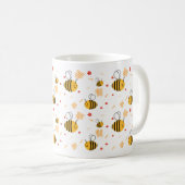 Cute Bumblebee Koffiemok (Voorkant rechts)