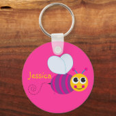 Cute Bumblebee Sleutelhanger (Voorkant)