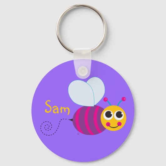 Cute Bumblebee Sleutelhanger (Voorkant)