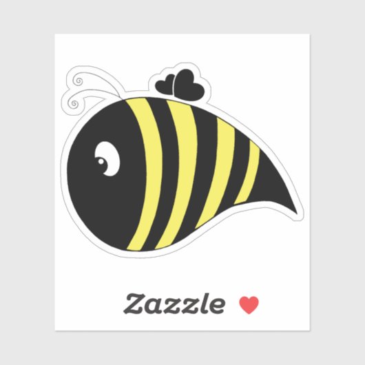 Cute Bumblebee Sticker (Vel)