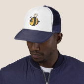 Cute Bumblebee Trucker Hat Pet (In situ)
