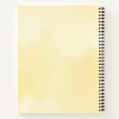 Cute Bumblebees Monogrammed Notitieboek (Achterkant)