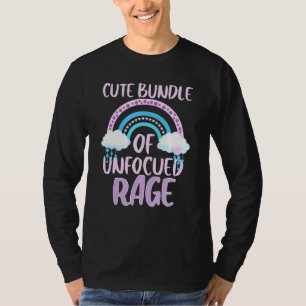 Cute bundel Gothic regenboog, niet-geconcentreerde T-shirt