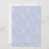 Cute Bunnies Birthday Invitation Kaart (Achterkant)