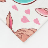 Cute Bunnies Fleece Blanket (Hoek)