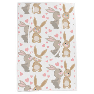 Cute Bunnies Medium Gift Bag Cadeauzakje