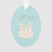 Cute Bunnies Personnalisé Pâques (dos)