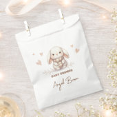Cute Bunny Baby Shower Favor Bedankzakje (Geknipt)