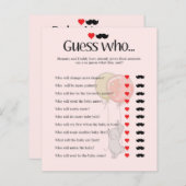 Cute bunny baby shower games (Voorkant / Achterkant)