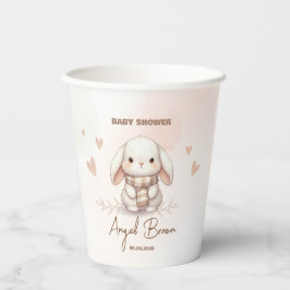 Cute Bunny Baby Shower Papieren Bekers