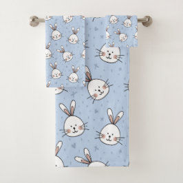 Cute Bunny Bad Handdoek