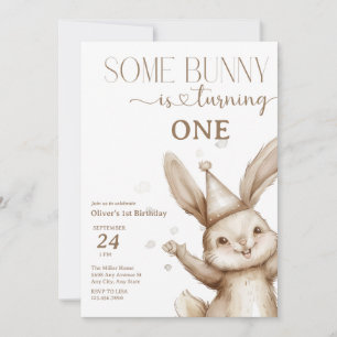 Cute Bunny Birthday Kaart