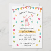 Cute Bunny Birthday Kaart (Voorkant)