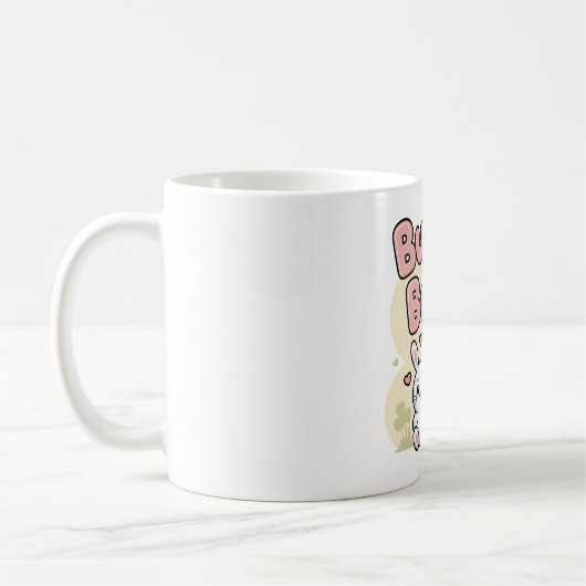 Cute Bunny Buds Easter Coffee Mug (Gauche)