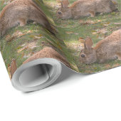 Cute bunny cadeaupapier (Rol Hoek)
