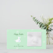Cute Bunny Cartes photos de Pâques (Debout devant)