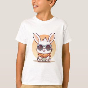 Cute Bunny Cartoon T-shirt