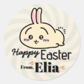 cute bunny easter Sticker (Devant)