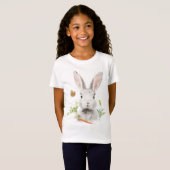 Cute Bunny en carrot T-shirt (Voorkant volledig)