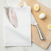 Cute Bunny en carrot Theedoek (Quarter Fold)