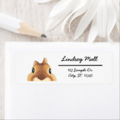 Cute Bunny Etiket (Insitu)