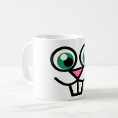 Cute Bunny Face Mok (Voorkant links)