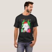 Cute bunny fir tree Christmas T-shirt (Voorkant volledig)