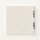 Cute Bunny Floral Christening Alternatif Livre d'I (Dos)