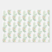 Cute Bunny Floral Inpakpapier Vel (Voorkant 2)