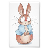 Cute bunny foto afdruk (Voorkant)