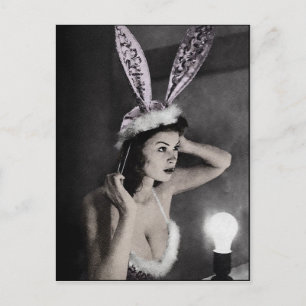 Cute Bunny Girl Briefkaart