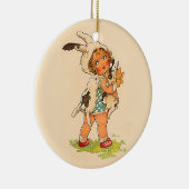 Cute  Bunny Girl Keramisch Ornament (Rechts)