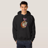Cute Bunny Guinea Pig Hoodie (Voorkant volledig)