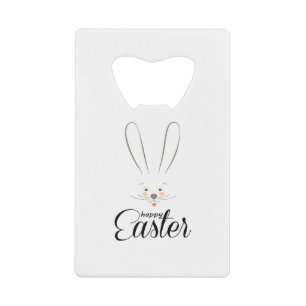 CUTE BUNNY HAPPY EASTER HOLIDAY PARTY Trendy Kredietkaart Flessenopener