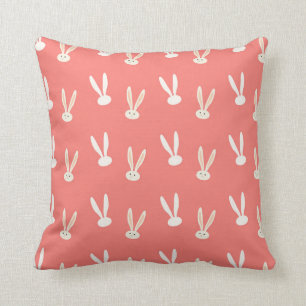 CUTE BUNNY HAPPY EASTER HOLIDAY PARTY Trendy Kussen