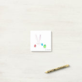 CUTE BUNNY HAPPY EASTER HOLIDAY PARTY Trendy Post-it® Notes (Op bureau)