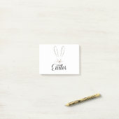 CUTE BUNNY HAPPY EASTER HOLIDAY PARTY Trendy Post-it® Notes (Op bureau)