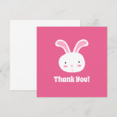 Cute Bunny Hartelijk dank (Voorkant / Achterkant)