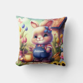 Cute Bunny Kind Kussen (Voorkant)
